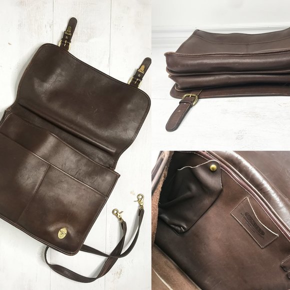 1980's Leather Laptop Bag - Picture 11 of 12